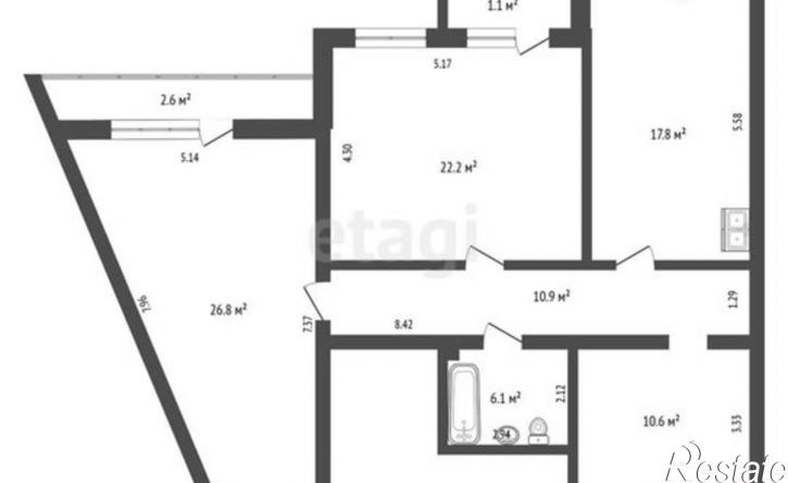 2-комн квартира ул Ленина, 153,  д. 153