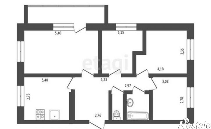 4-комн квартира ул Гафиатуллина, 31,  д. 31