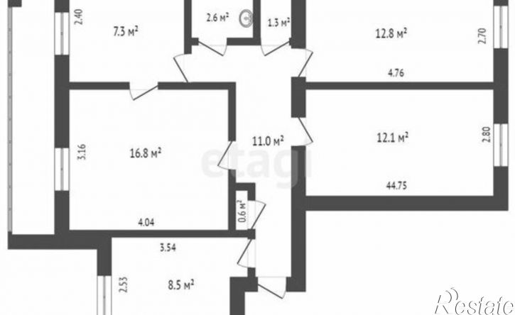 4-комн квартира ул Бигаш, 123,  д. 123