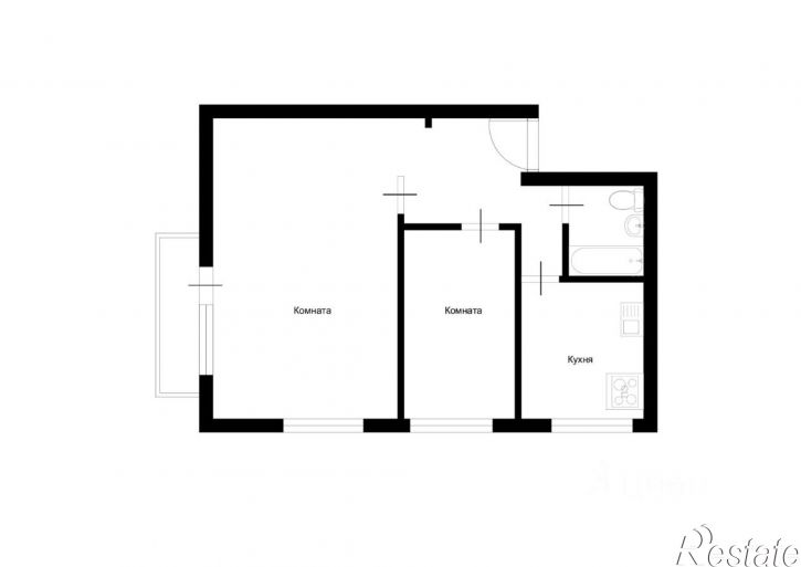 2-комн квартира ул Красноармейская, 51,  д. 51