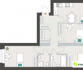 3-комн, 76 кв м, этаж 6/10 ул Ачинская, 32