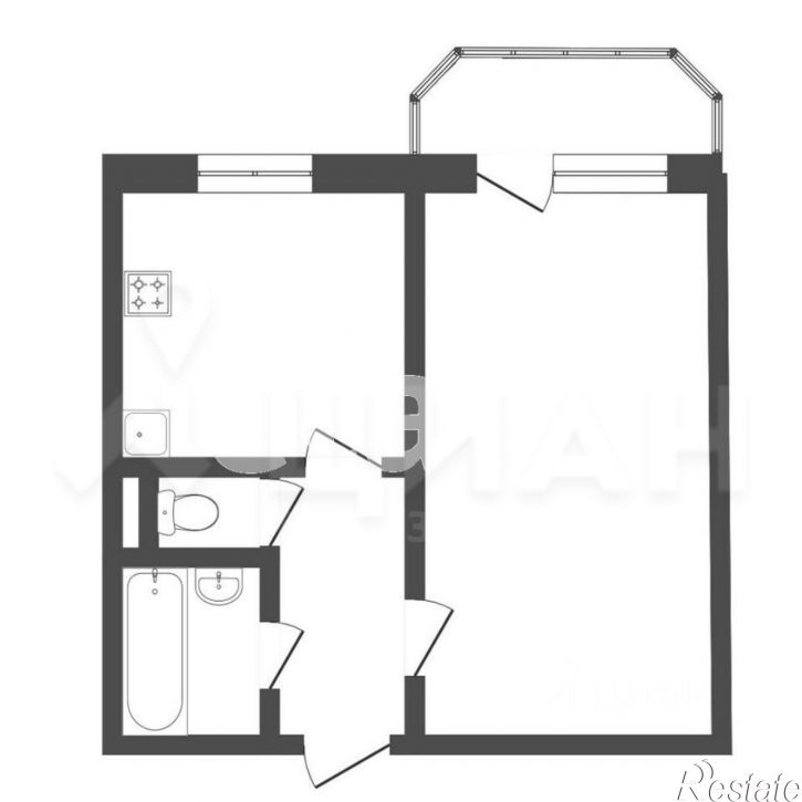 1-комн квартира Казань