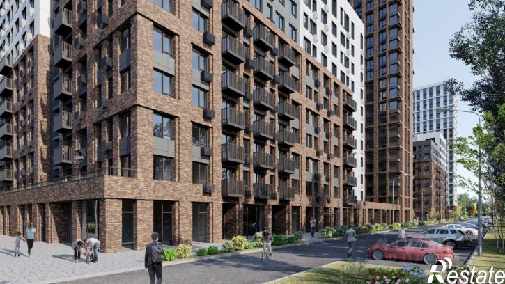 3-комн квартира в новом доме Казань, улица Рауиса Гареева