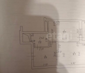 1-комн, 44кв м, этаж 5/18 улица Айрата Арсланова, 4