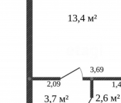 1-комн, 31кв м, этаж 5/5 улица Батыршина, 40 к2