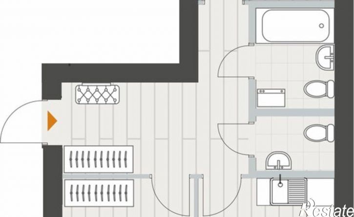 2-комн квартира в новом доме Республика Татарстан (Татарстан), Казань, Ачинская улица