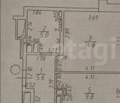 1-комн, 35кв м, этаж 14/19 улица Академика Губкина, 12Б