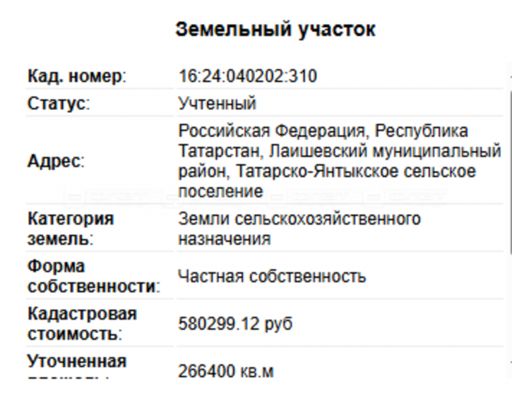 Земельный участок дом 2