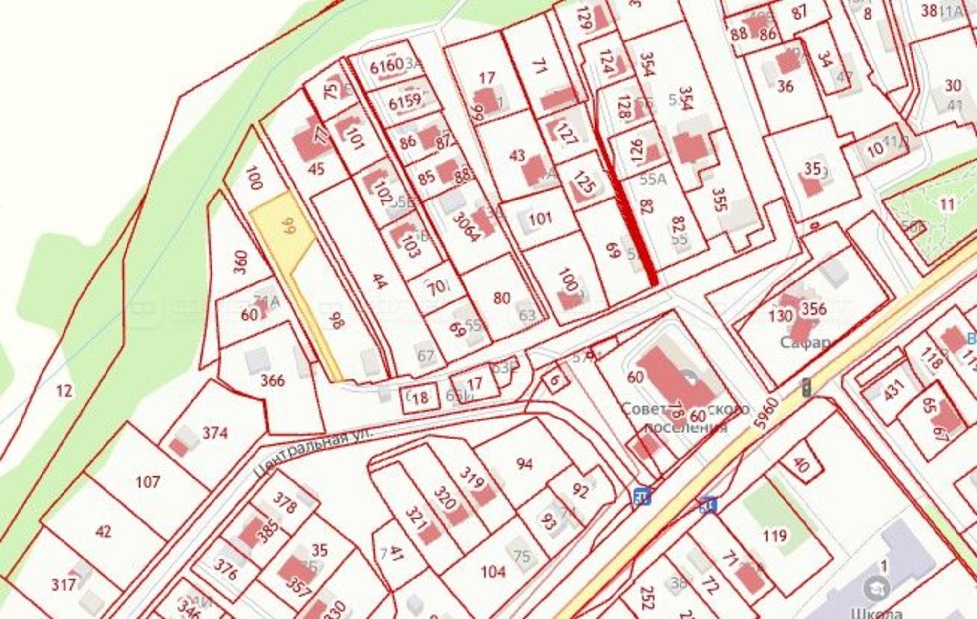 Купить землю, земельный участок за 4 150 000 рублей на ул. Центральная