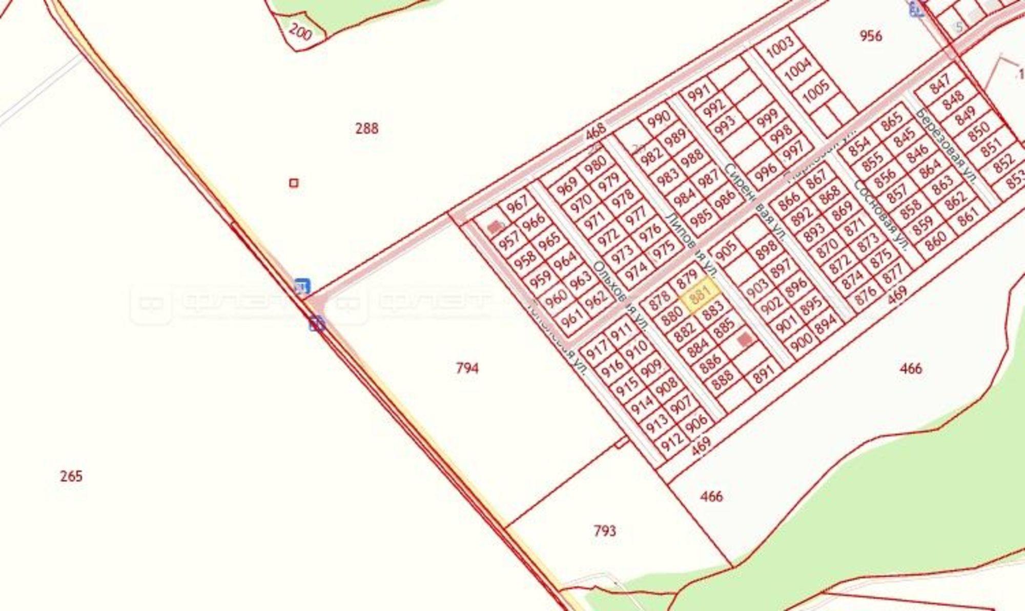 Купить землю, земельный участок за 3 400 000 рублей на ул. Липовая