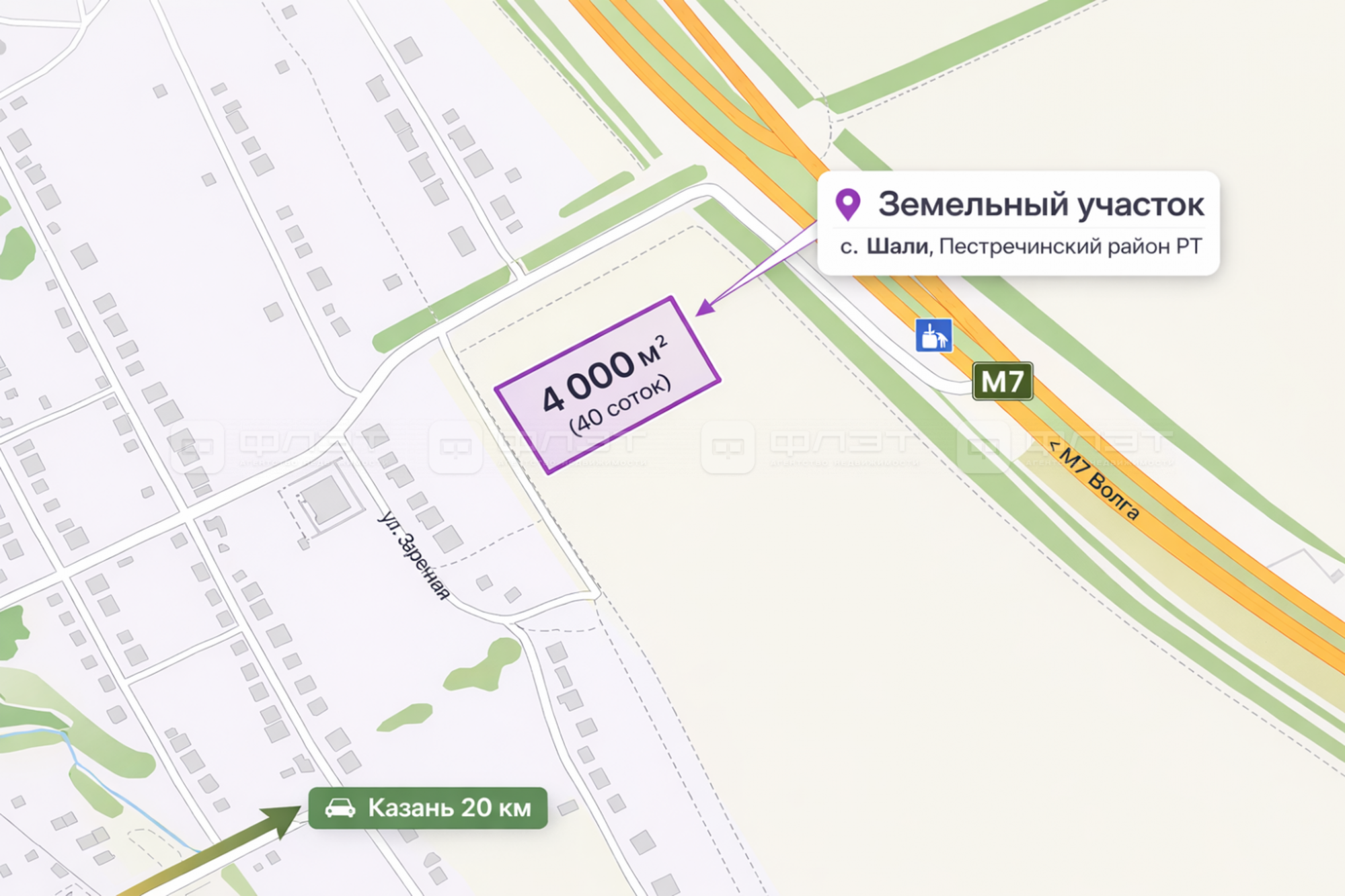 Купить землю, земельный участок за 16 490 000 рублей на ул. Тазеева