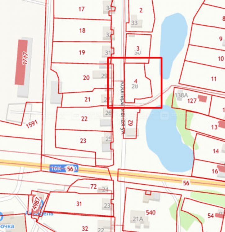 Земельный участок ул. Кооперативная, дом 28