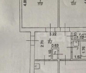 3-комн, 59кв м, этаж 2/5 улица Карла Маркса, 62А