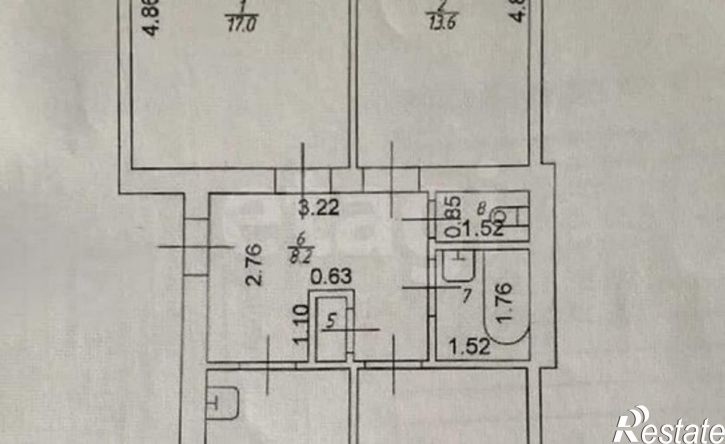 3-комн квартира улица Карла Маркса, 62А,  д. 62А