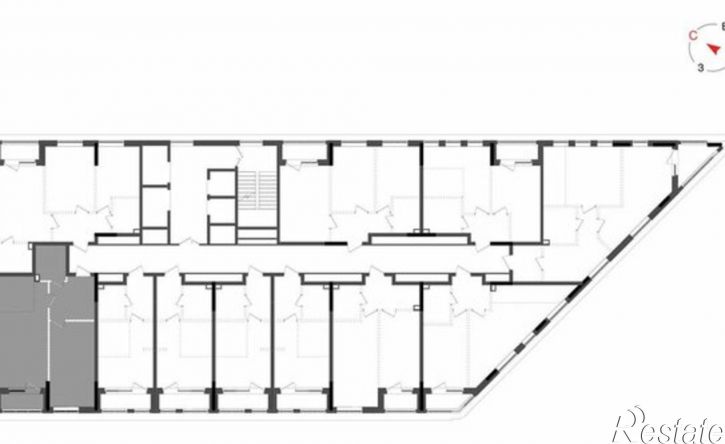 2-комн квартира в новом доме Республика Татарстан (Татарстан), Казань, улица Аделя Кутуя, 181В