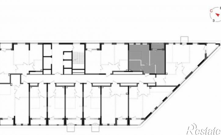 2-комн квартира в новом доме Республика Татарстан (Татарстан), Казань, улица Аделя Кутуя, 181В