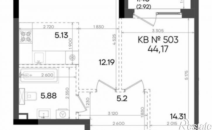 2-комн квартира в новом доме Республика Татарстан (Татарстан), Казань, улица Аделя Кутуя, 181В