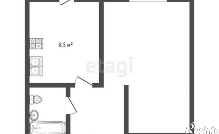 1-комн квартира Республика Татарстан (Татарстан), Набережные Челны, 65-й комплекс, 19