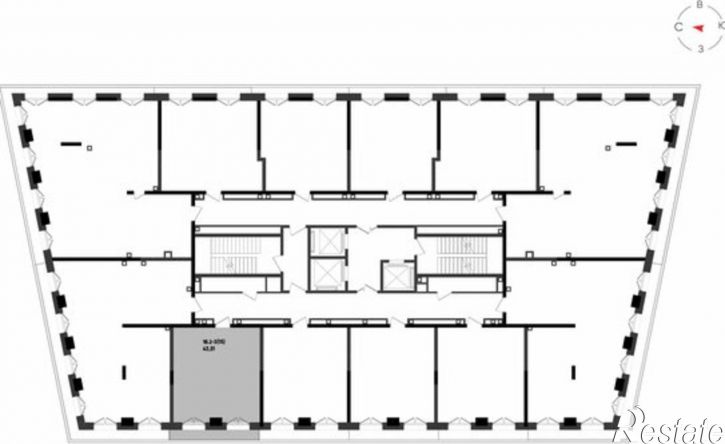 1-комн квартира в новом доме Республика Татарстан (Татарстан), Казань, улица Аскара Шейх-Али, 1к4