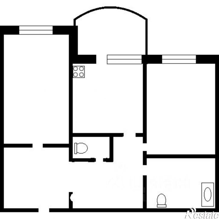 2-комн квартира улица Шевченко, 162,  д. 162