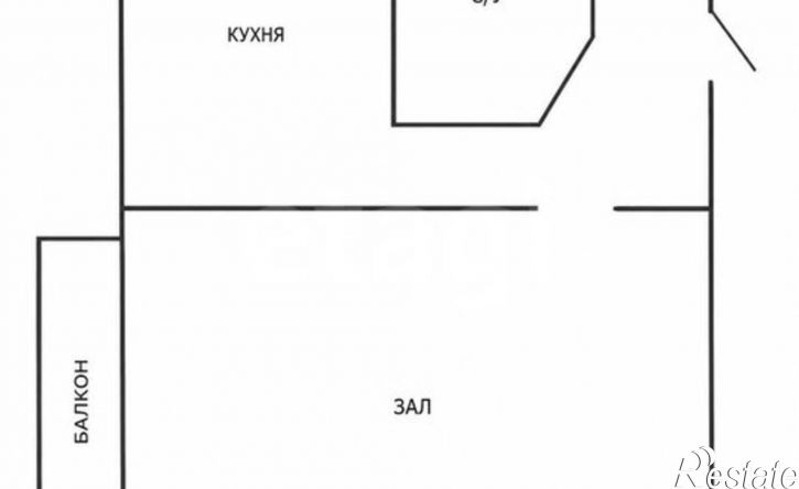 1-комн квартира Республика Татарстан (Татарстан), Казань, улица Хусаина Мавлютова, 10