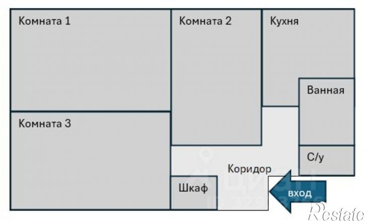 3-комн квартира ул Жореса, 110,  д. 110