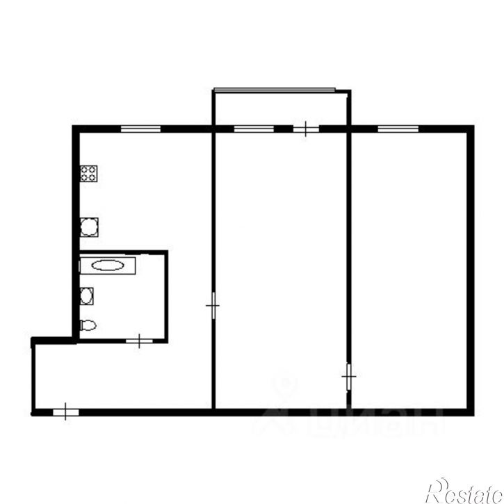 2-комн квартира ул Пушкина, 37,  д. 37