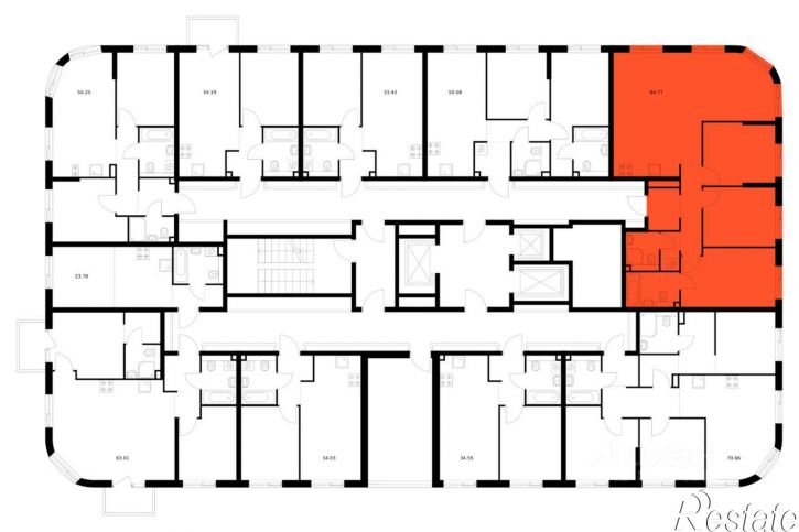 3-комн квартира в новом доме Казань, ЖК Таулар, 1