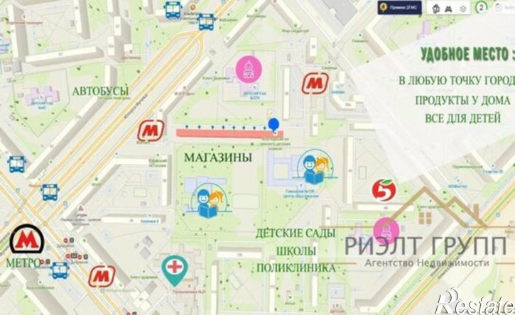 2-комн квартира Республика Татарстан (Татарстан), Казань, улица Юлиуса Фучика, 44