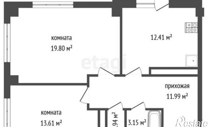2-комн квартира пр-кт Мира, 18,  д. 18