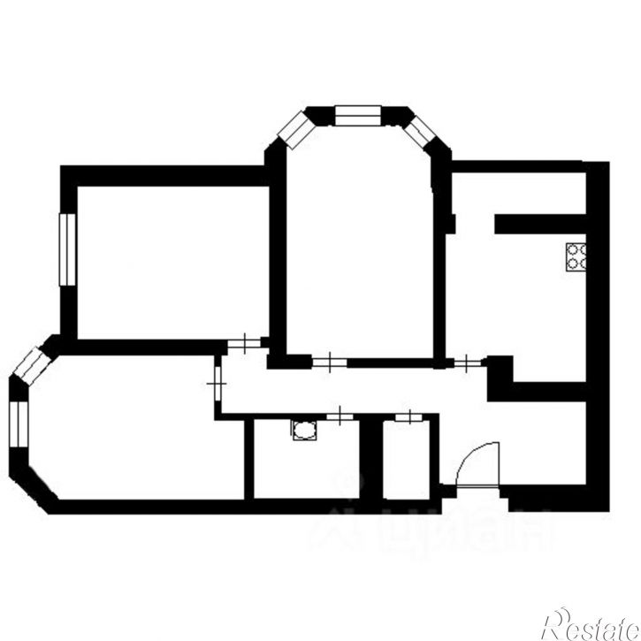 2-комн квартира Казань