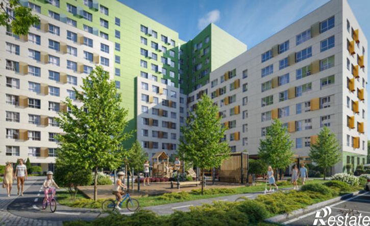 3-комн квартира в новом доме Республика Татарстан (Татарстан), Казань, Кировский район, жилой массив Залесный