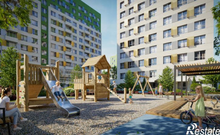 1-комн квартира в новом доме Республика Татарстан (Татарстан), Казань, Кировский район, жилой массив Залесный