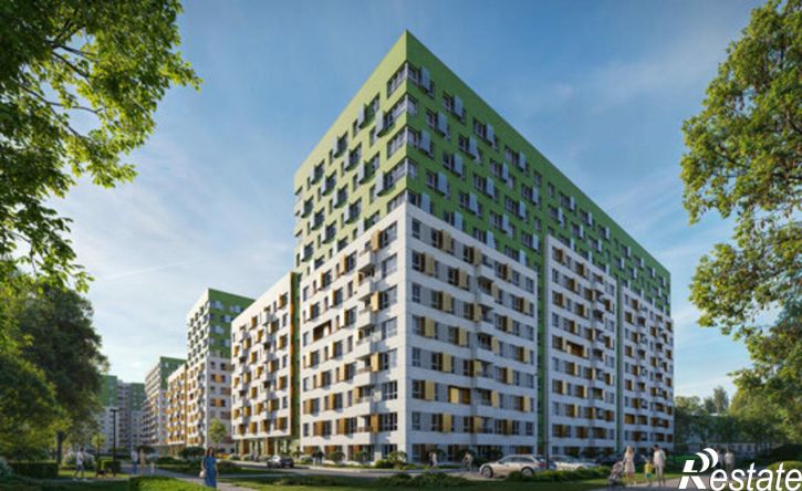 2-комн квартира в новом доме Республика Татарстан (Татарстан), Казань, Кировский район, жилой массив Залесный