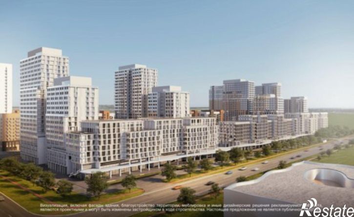 1-комн квартира в новом доме Республика Татарстан (Татарстан), Казань, ЖК Мой Ритм, ПК4