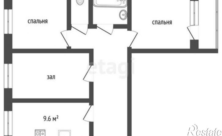 3-комн квартира Республика Татарстан (Татарстан), Набережные Челны, Московский проспект, 130В