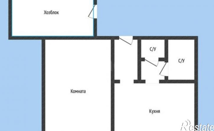 1-комн квартира Республика Татарстан (Татарстан), Казань, Агрызская улица, 80