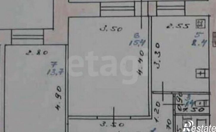 2-комн квартира Республика Татарстан (Татарстан), Казань, улица Можайского, 19