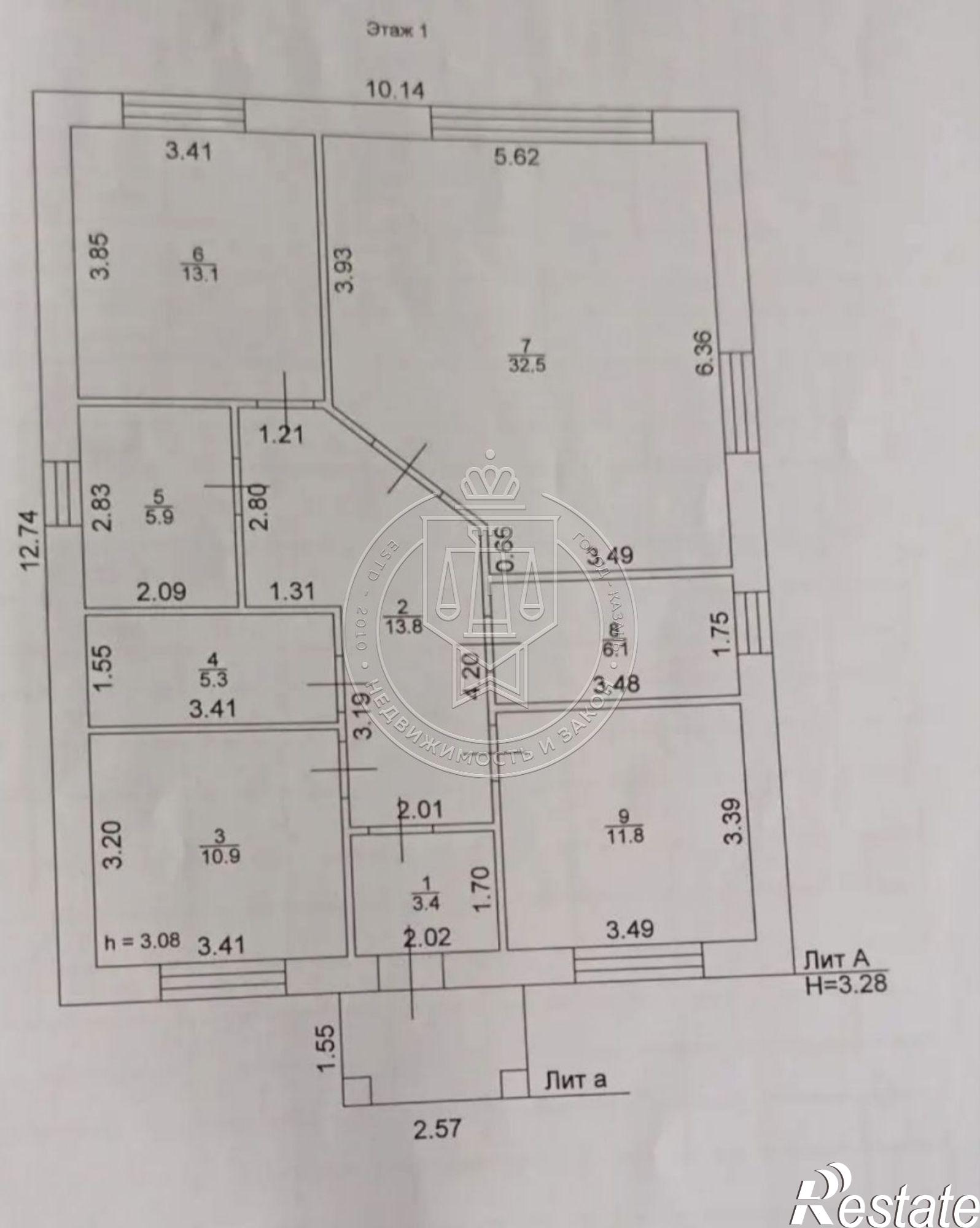 Купить дачу, дом, коттедж за 11 300 000 рублей на Ромашковая ул, 1