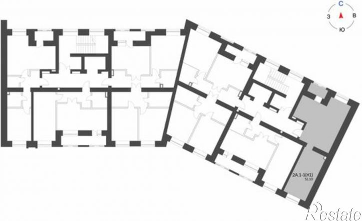 2-комн квартира в новом доме Республика Татарстан (Татарстан), Нижнекамск, 15-й микрорайон, ЖК Калина