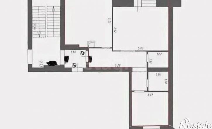 3-комн квартира Республика Татарстан (Татарстан), Казань, 2-я Старо-Аракчинская улица, 41Б
