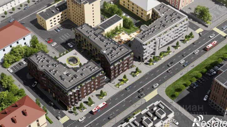 1-комн квартира в новом доме Казань, Вахитовский район