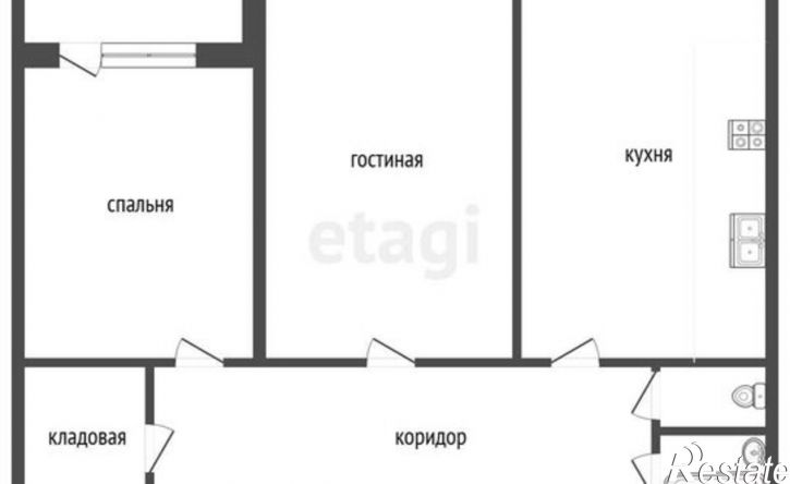 2-комн квартира Республика Татарстан (Татарстан), Набережные Челны, 31-й комплекс, 12