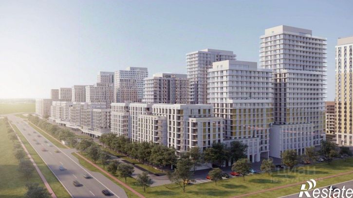 3-комн квартира в новом доме Казань, улица Сабира Ахтямова