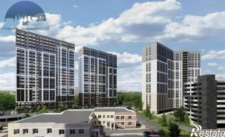 2-комн квартира Республика Татарстан (Татарстан), Казань, улица Рауиса Гареева, 103А