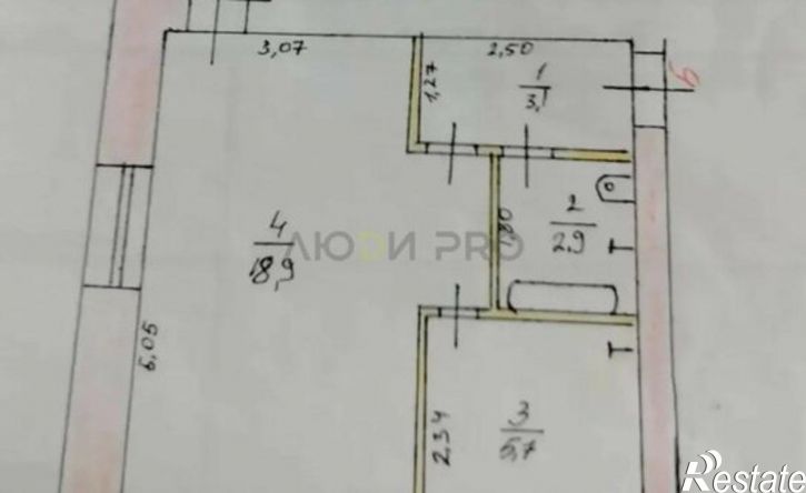 1-комн квартира пр-кт Нефтяников, 53а,  д. 53а