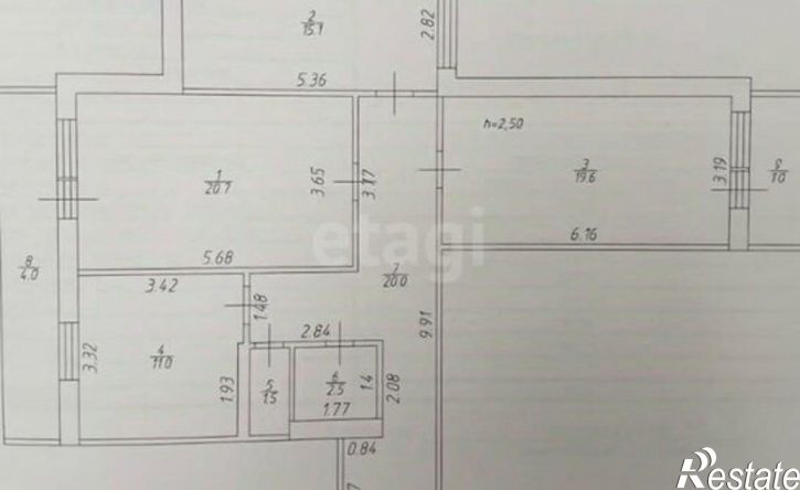 3-комн квартира Республика Татарстан (Татарстан), Казань, Чистопольская улица, 40