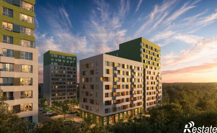 2-комн квартира в новом доме Республика Татарстан (Татарстан), Казань, Кировский район, жилой массив Залесный