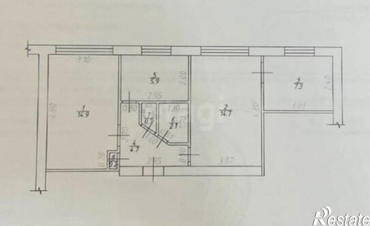 3-комн квартира ул К.Маркса, 12,  д. 12