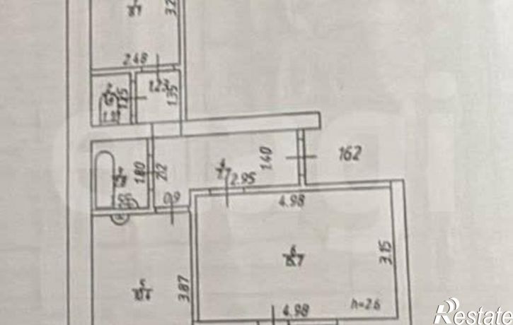 2-комн квартира Республика Татарстан (Татарстан), Казань, улица Глазунова, 8к1
